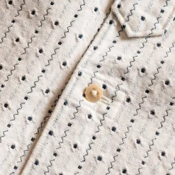 Prequel - Chemise à rayures indigo - Beige