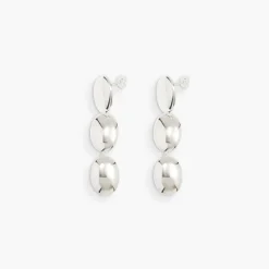 RAGBAG - Boucles d'oreilles Dualism Oval - Argent