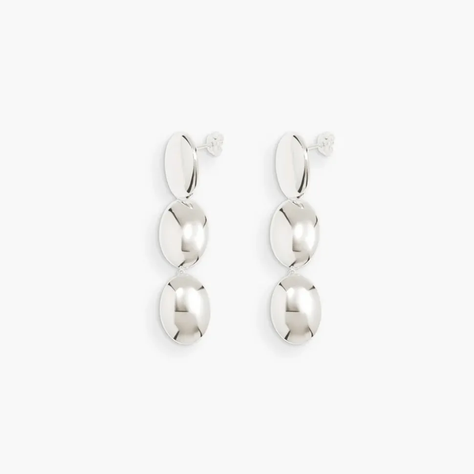 RAGBAG - Boucles d'oreilles Dualism Oval - Argent
