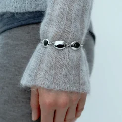 RAGBAG - Bracelet Dualism Oval - Argent