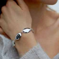 RAGBAG - Bracelet Dualism Oval - Argent