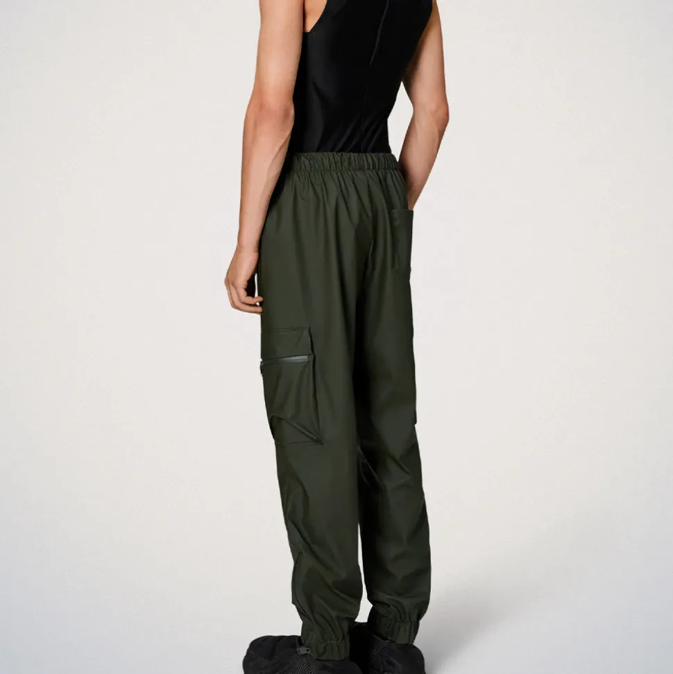 Rains - Pantalon Cargo Regular Imperméable - Vert