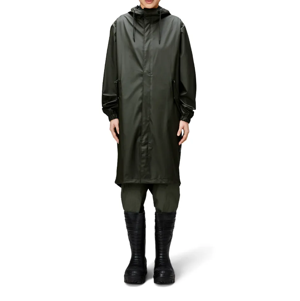 Rains - Parka Fishtail - Vert