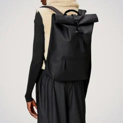Rains - Sac à dos Rolltop Rucksack - Noir
