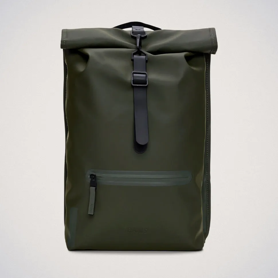 Rains - Sac à dos Rolltop Rucksack - Vert