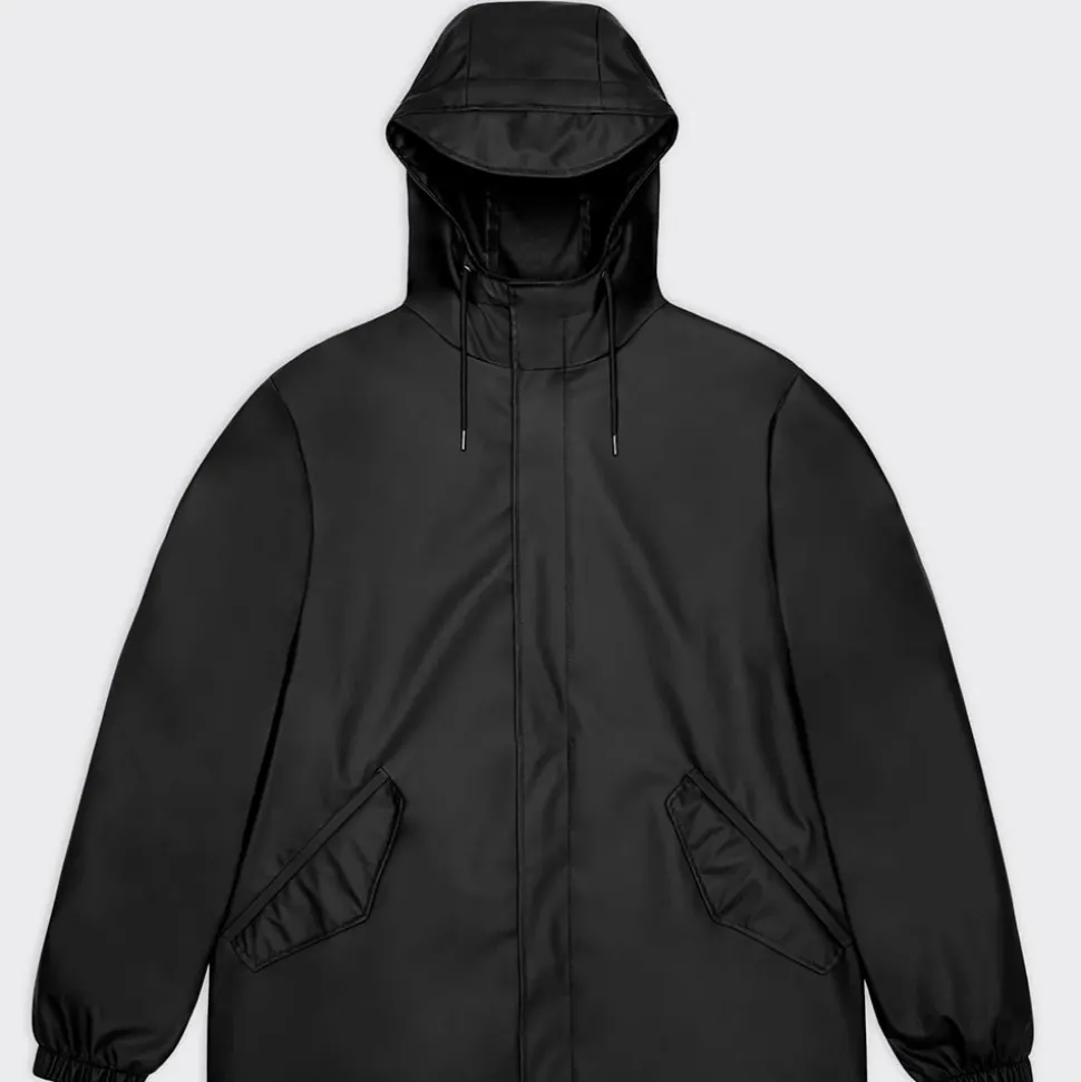 Rains - Veste Fishtail - Noir