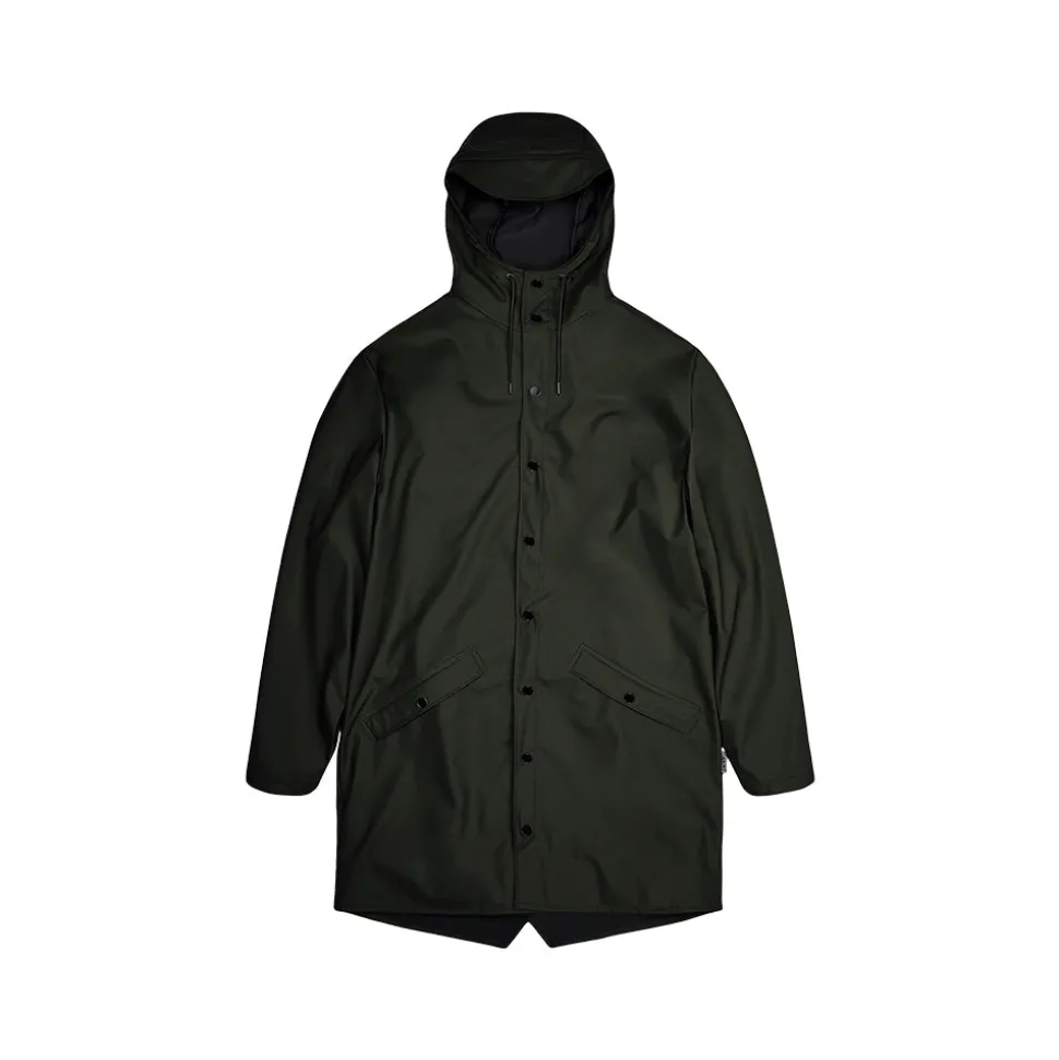 Rains - Veste Imperméable Longue - Vert