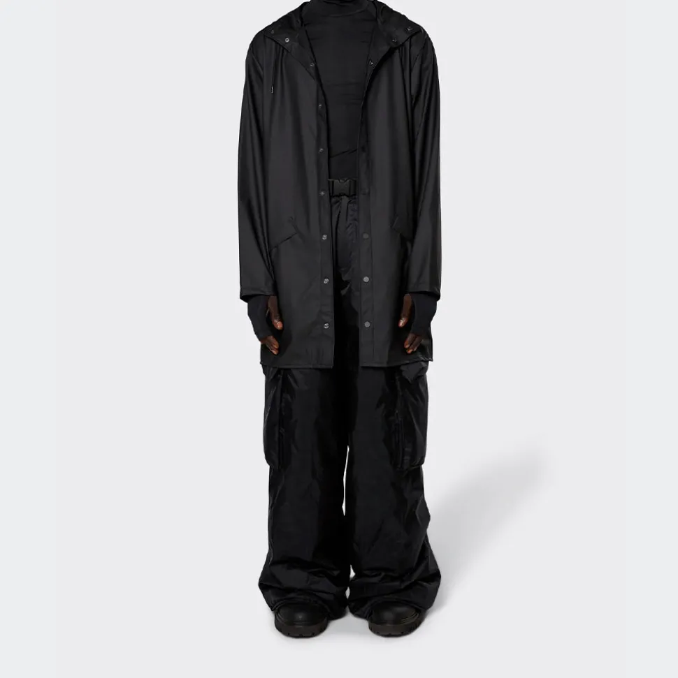 Rains - Veste Longue - Noir