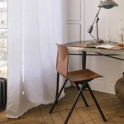 Rideau en lin lavé - Blanc Optique