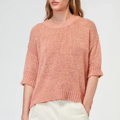 Roberto Collina - T-Shirt en Maille - Peche