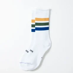 Rototo - Chaussettes 3 bandes - Bleu/Vert/Jaune