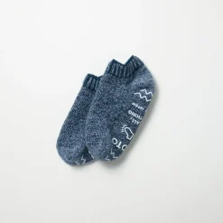 Rototo - Chaussettes Chiné - Bleu