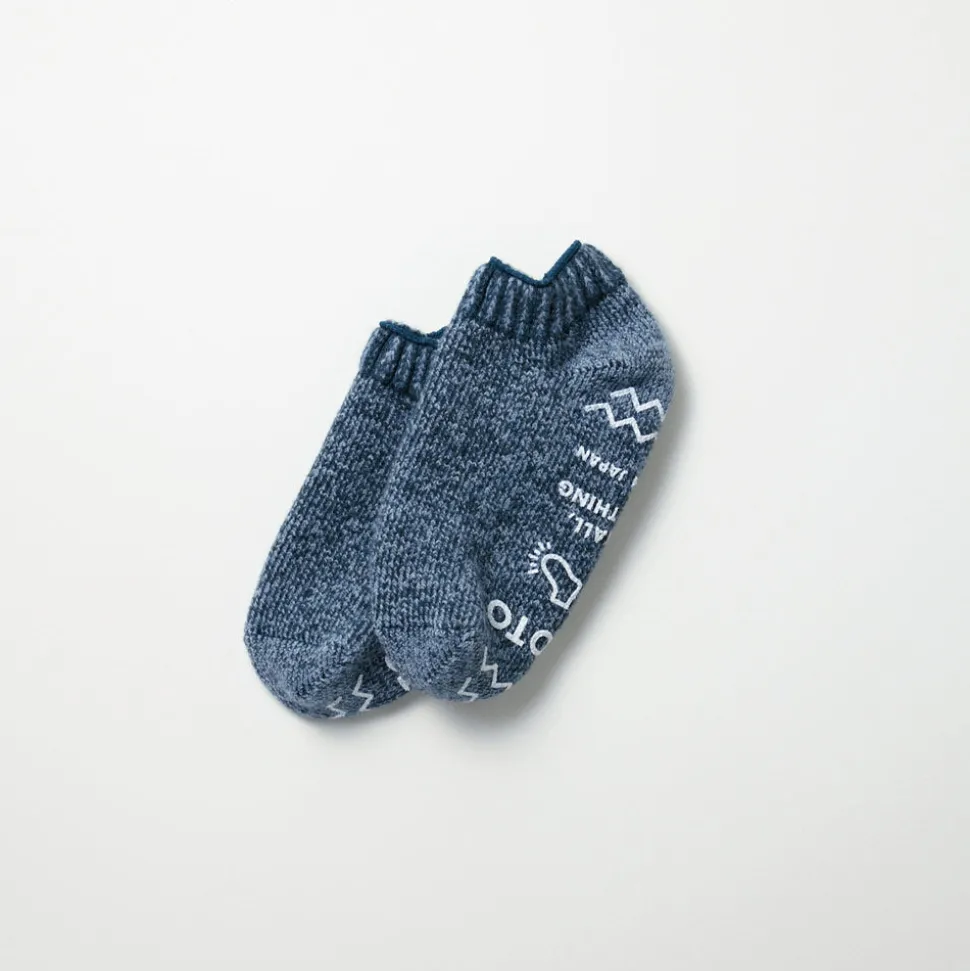 Rototo - Chaussettes Chiné - Bleu