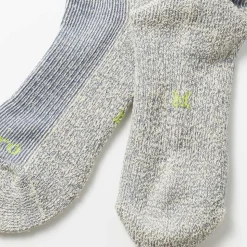 Rototo - Chaussettes courtes chinées - Bleu