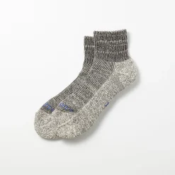 Rototo - Chaussettes courtes chinées - Gris