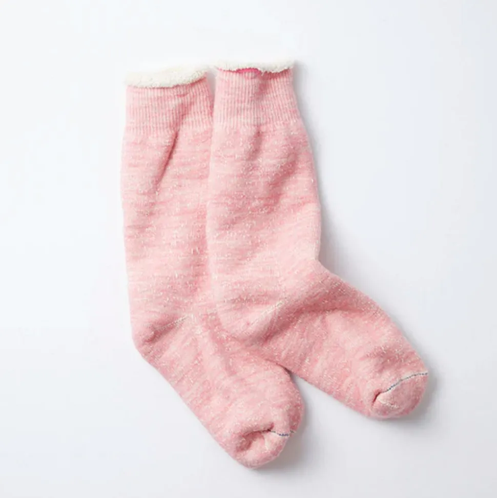 Rototo - Chaussettes double face R1001 - Rose