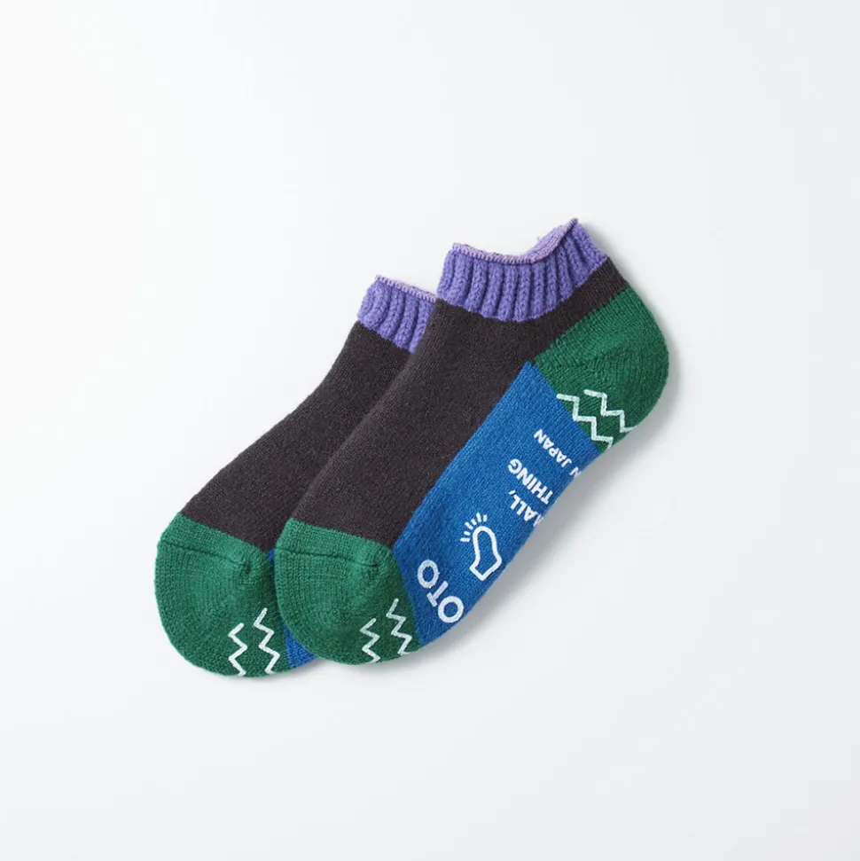 Rototo - Chaussettes Multi - Violet/Charbon