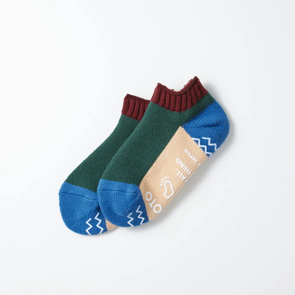 Rototo - Chaussettes Multi - Marron/Vert