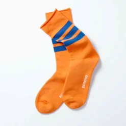 Rototo - Chaussettes Rayées - Orange