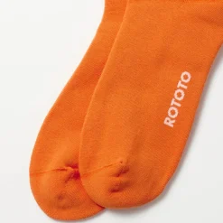 Rototo - Chaussettes Rayées - Orange