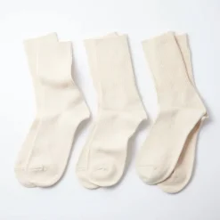 Rototo - Pack 3 chaussettes - Ecru
