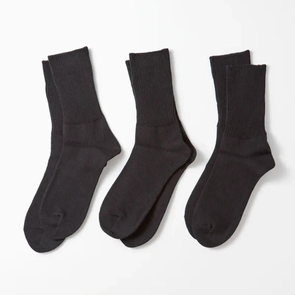 Rototo - Pack 3 chaussettes - Noir
