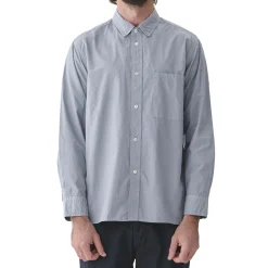 Sage de Cret - Chemise Broadcloth - Bleu