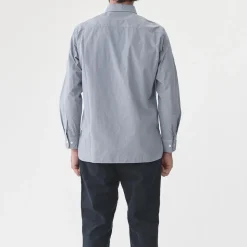 Sage de Cret - Chemise Broadcloth - Bleu