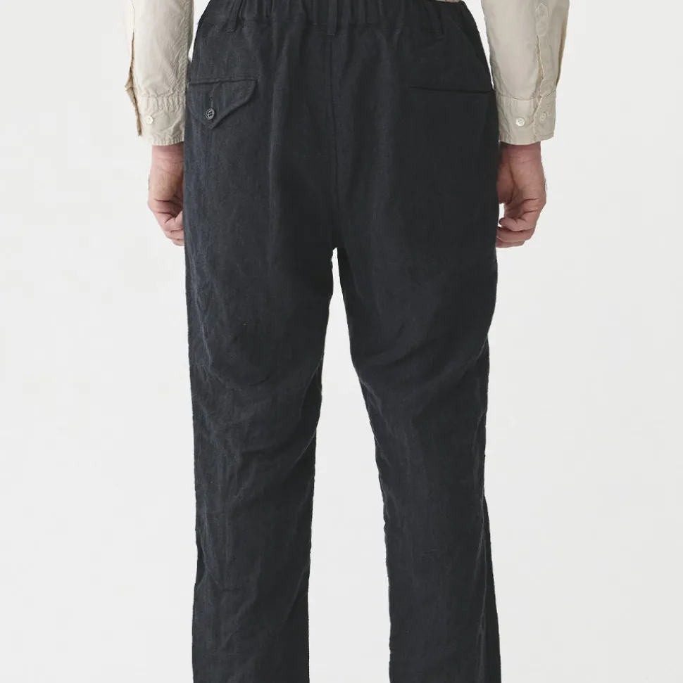 Sage de Cret - Pantalon Herringbone Tumbler - Gris foncé