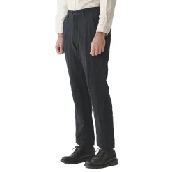 Sage de Cret - Pantalon Herringbone Tumbler - Gris foncé