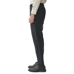 Sage de Cret - Pantalon Herringbone Tumbler - Gris foncé