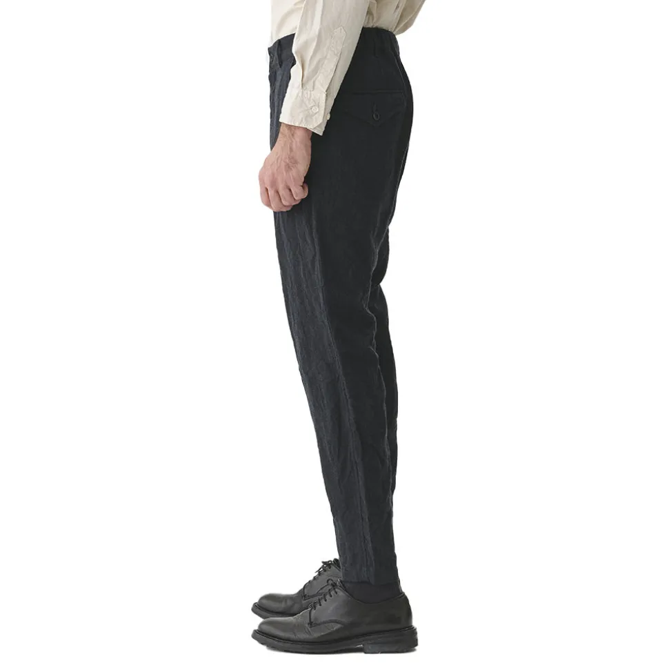 Sage de Cret - Pantalon Herringbone Tumbler - Gris foncé