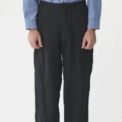 Sage de Cret - Pantalon Pegtop Herringbone - Noir