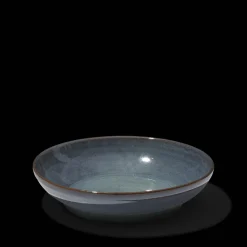 Saladier en grès émaillé Jaspe - Bleu