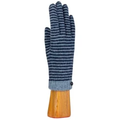 Santacana - Gants rayés - Bleu