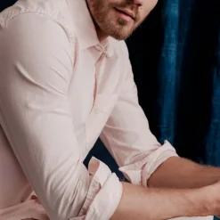 Save Khaki United - Chemise en Poplin - Rose