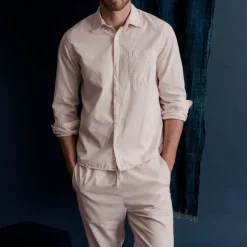 Save Khaki United - Chemise en Poplin - Rose