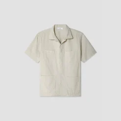 Save Khaki United - Chemise manches courtes - Ecru