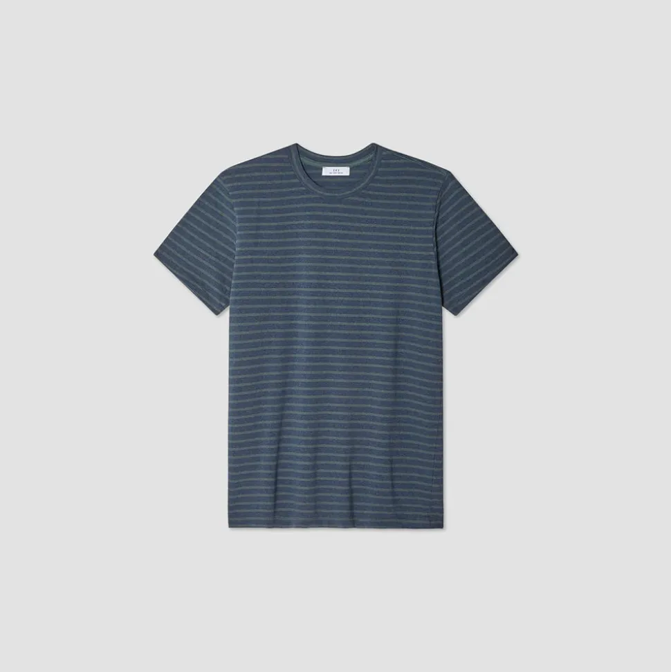 Save Khaki United - T-Shirt Rayé - Pine