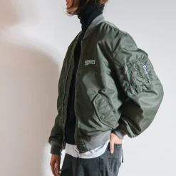 Schott x Merci - Bomber Vintage - Vert