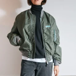 Schott x Merci - Bomber Vintage - Vert