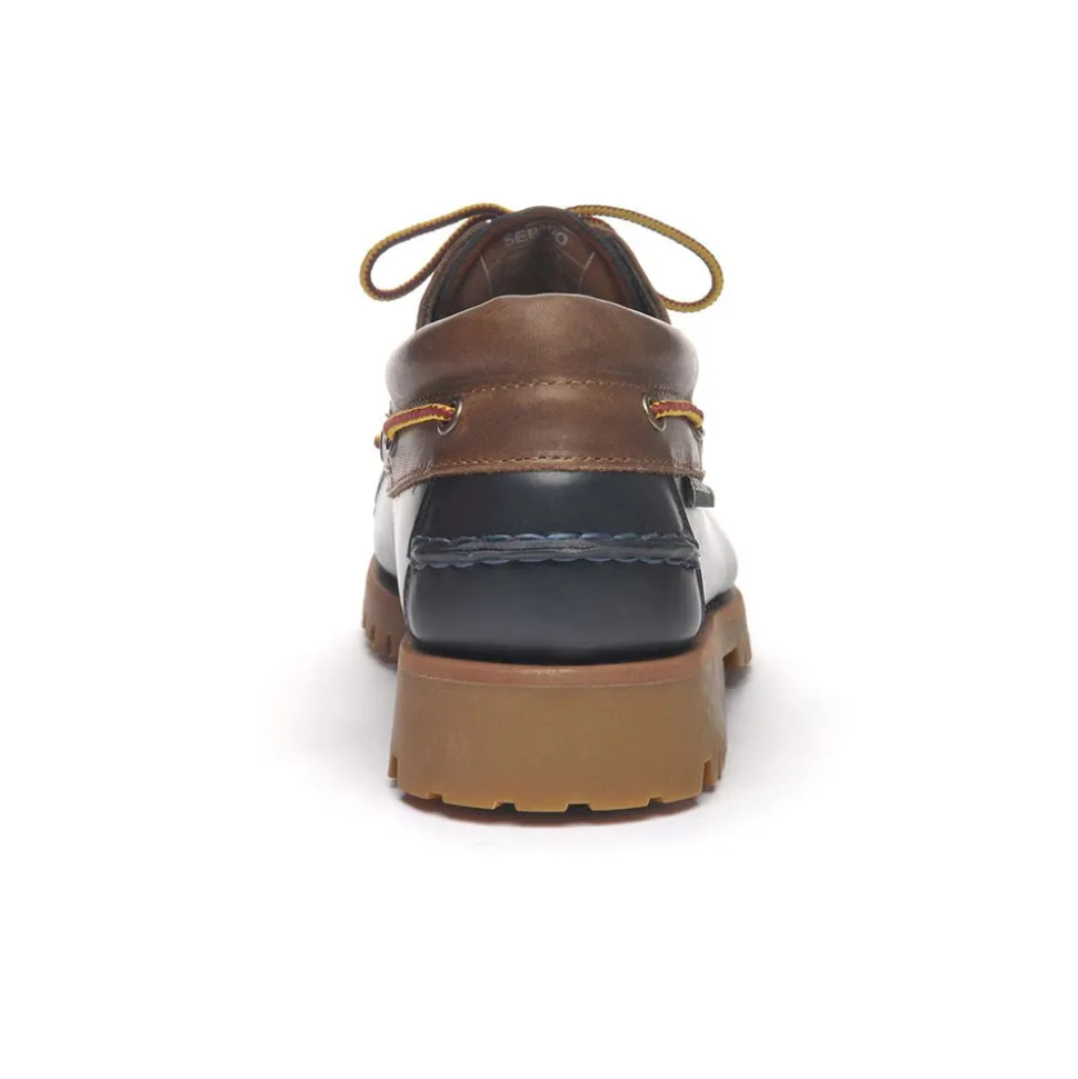 Sebago - Mocassin Tucson Waxy - Marine/Marron