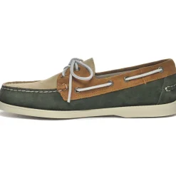 Sebago - Mocassins Portland - Vert & Ecru