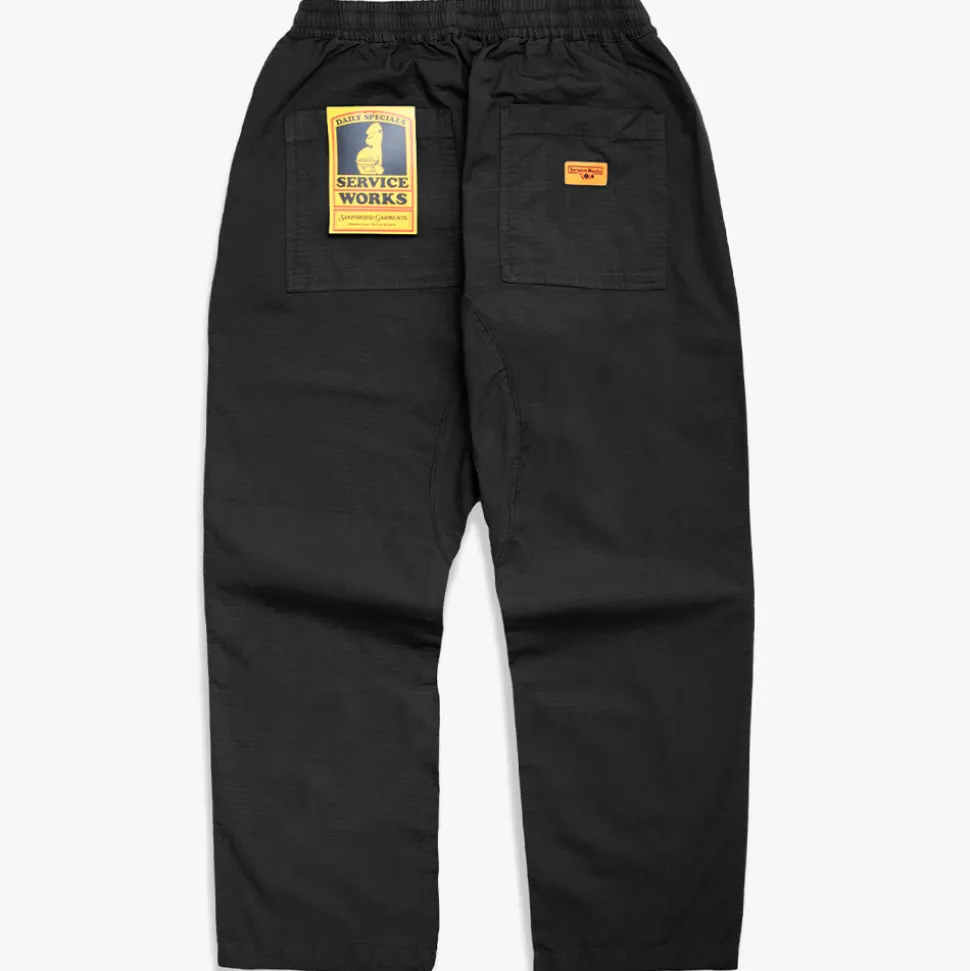 Service Works - Pantalon Chef Ripstop - Noir