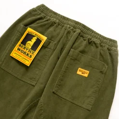 Service Works - Pantalon Cordury - Olive