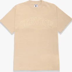 Service Works - Tee Shirt Arch Logo - Beige