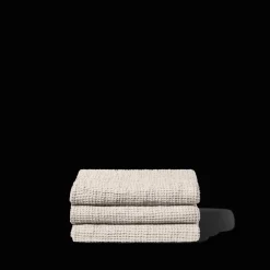 Serviette de bain en lin - Waffle - Pierre
