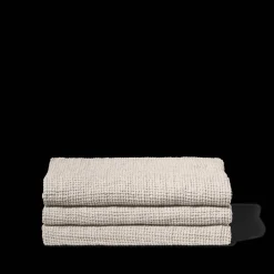 Serviette de bain en lin - Waffle - Pierre