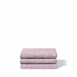 Serviette de bain en lin - Waffle - Parme Fuji Iro