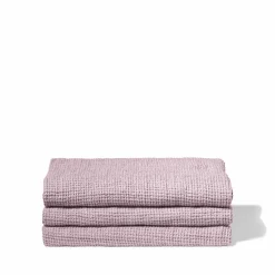 Serviette de bain en lin - Waffle - Parme Fuji Iro